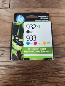 HP 932XL/933 N9H62FN czarny/trójkolorowy wkład atramentowy lipiec 2025 - Zdjęcie 1 z 3
