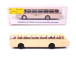 2 tlg. SES Ikarus 66 Beige BeKa Stadtbus IFA H6B VB Dresden Modellautos 1:87 - Picture 1 of 12
