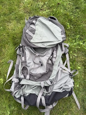 REI Mars 30 Hiking Backpack Aluminum Frame Pack Padded Waist Belt - Medium - Image 1 of 4