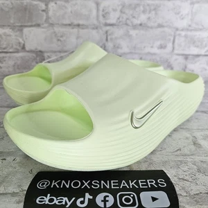 Nike ReactX Rejuven8 Slide Barely Volt Lemon Twist HV4479-700 Men's Size 11 - Picture 1 of 8