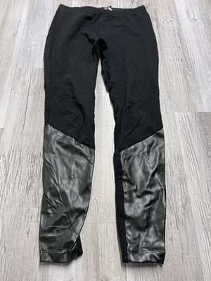 Vintage 90s Womens Leggings J. Cooper Size XS Made in USA Faux Leather Ankle - Image 1 of 4