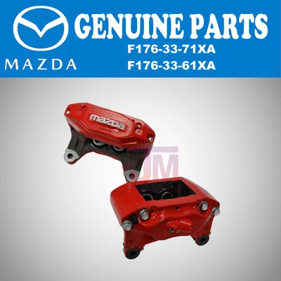 Mazda New RX-7 FD3S 17-Inch Spirit-R RED Front Brake Caliper RH LH Genuine - Image 1 of 4