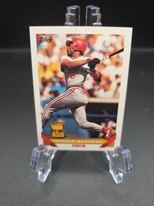 Reggie Sanders 1993 Topps #83 Cincinnati Reds Rookie NRMT+ FREE SHIPPING! - Picture 1 of 2