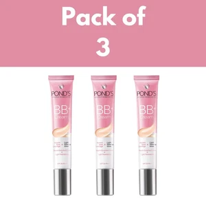 POND'S Bb+ Cream For All Skin Types Ivory Lightweight Natural Foundation 18gm - Picture 1 of 12