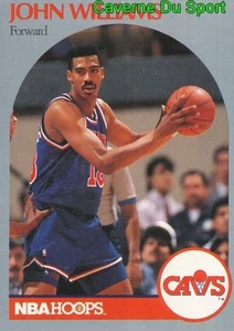 080 JOHN WILLIAMS CAVS CLEVELAND CAVALIERS CARD KARTE BASKETBALL NBA HOOPS 1990 - Bild 1 von 2