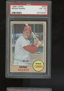 1968 Topps Roger Maris St. Louis Cardinals #330 💥💥🎆 PSA grado 4 - Foto 1 di 2