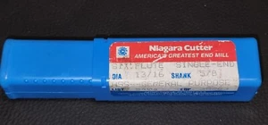 Niagaraschneider 6 Flöte ein Ende Durchmesser 13/16 Schaft 5/8 Allzweck - Bild 1 von 6