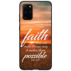 Hard Case Cover for Samsung Galaxy S Luke 1:37 - Faith Makes Possible
