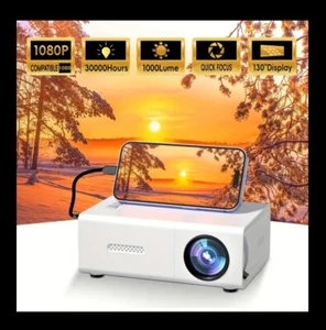 Compact Full HD 1080P mini projector - Picture 1 of 6