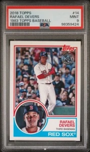 RAFAEL DEVERS 2018 Topps 1983 Topps Baseball #14 PSA 9 MINT RC - Picture 1 of 2