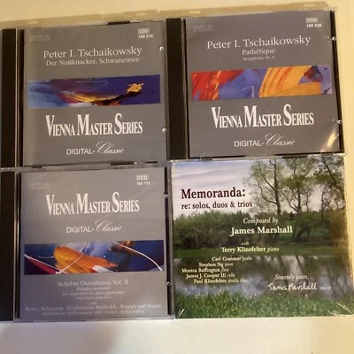 3 Classical CDs Vienna Master Series Tschaikowsky Nutcracker Overtures +Bonus CD Foto 1 de 4