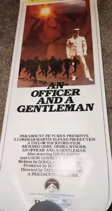 PÓSTER DE PELÍCULA DE OFICIAL Y UN CABALLERO 14X36 1982 RICHARD GRE - Imagen 1 de 4