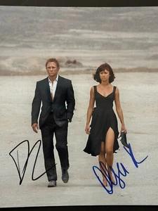 Daniel Craig & Olga Kurylenko signed James Bond 8x10 Foto. Quantum Of Solace007 - Bild 1 von 2