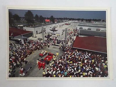 IMS Gasoline Alley Indianapolis Motor Speedway Postcard - Image 1 of 4