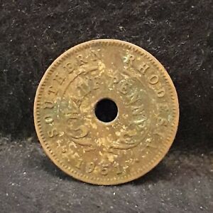 New Listing1951 Southern Rhodesia 1/2 penny, George Vi last type, Km-26 (Sr8) /N59