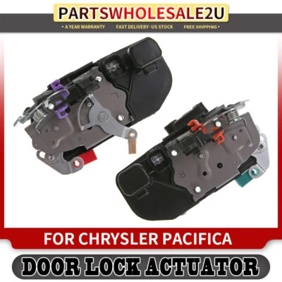 2x Actuador de bloqueo de puerta lateral delantero para Chrysler Pacifica 2004 2005 2006 2007 2008 Foto 1 de 4