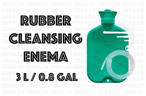 BOLSA GRANDE DE GOMA DE 3 LITROS DUCHA LIMPIEZA DE COLON ENEMA KLIZMA ГРЕЛКА КЛИЗМА - Imagen 1 de 1