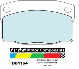 BRAKE PADS DB1164 TO SUIT Daewoo ESPERO,CIELO,1.5i 1994-1999 - Picture 1 of 5