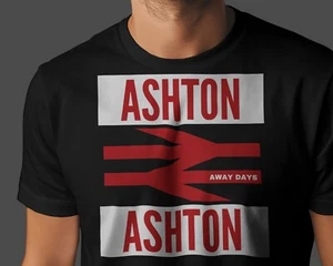 ASHTON Away Days T-Shirt | United The Robins Hurst Cross Greater Manchester - Picture 1 of 13