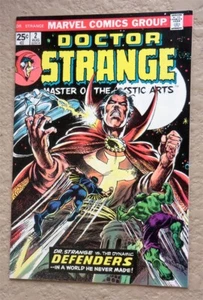 DOCTOR STRANGE #2 ORIGINAL MARVEL COMIC BOOK 1974 NEAR MINT- WHITE PAGES - Picture 1 of 1
