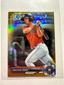 K29,766 - 2017 Bowman Chrome Mini Prospects Gold #BCP155 Jonathan Arauz #/50 - Picture 1 of 1