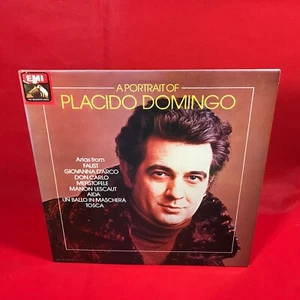 A Portrait Of Placido Domingo 1983 UK vinyl LP Tosca best Don Carlo Aida ~ - Imagen 1 de 5