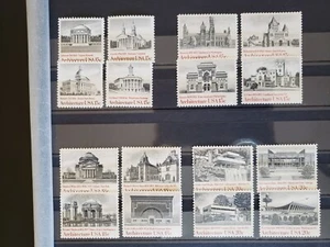 25135-US Stamps, 1979-1982 American Architecture, 16 Pcs - Mint - Picture 1 of 1