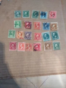 Lot 22 gebrauchte Washington ungeprüfte Briefmarken  - Bild 1 von 5