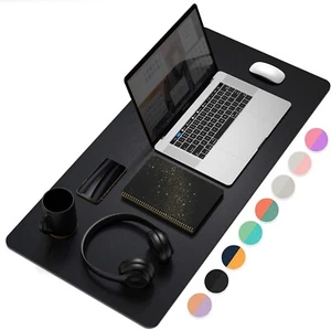 YSAGi Desk Mat, Mouse Pad,Waterproof Desk Pad,Large Mouse pad for Desk, Leather - Picture 1 of 6