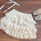 2024 Japanese Mori Girls Lace Ruffles Mini Skirts Sweet Cute A-Line Party Skirts