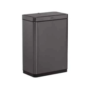 12.4 Gal. Charcoal Sensor Metal Household Trash Can - Picture 1 of 7
