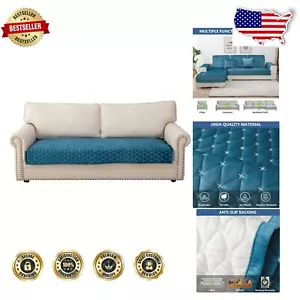 3-Piece Heavy Duty Quilted Sofa Cover - Anti-Slip Design for Pets and Kids - Picture 1 of 10