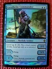 MtG Foil CORALHELM COMMANDER 57/248 Rise of the Eldrazi RoE WORLDWIDE Magic SP+