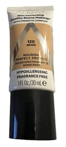 ALMAY SKIN PERFECTING HEALTHY BIOME MAKEUP SPF 25 FRAGRANCE FREE 120 BEIGE - Picture 1 of 2