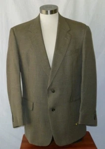 HART SCHAFFNER MARX~NORDSTROM Vtg 90s Wool Blazer Sport Coat Jacket~Men 44R EUC - Picture 1 of 8