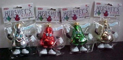 Hershey Kiss Juego de Adornos de Navidad Nuevo Precintado Foto 1 de 4