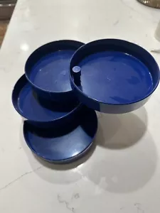 Cobalt Blue interdesign swivel organizer - Missing Lid - Picture 1 of 3