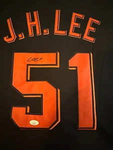 JUNG HOO LEE San Francisco Giants Signed Auto Autographed Jersey JSA XL - Picture 1 of 4