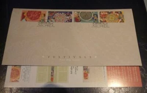 SINGAPORE 2022 Festivals Stamp First Day Cover FDC Stamps New - Picture 1 of 2