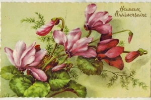 Carte Postale glacée-Bouquet de fleurs-Fantaisie-Ed.Photochrom-A.84 - Imagen 1 de 2