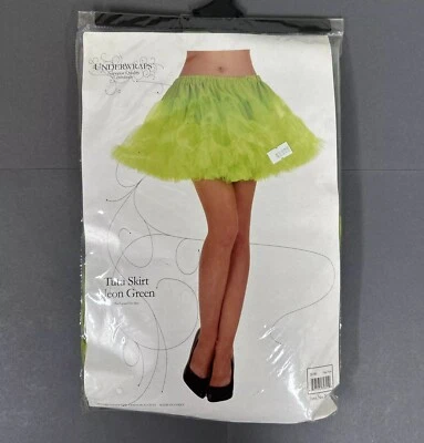 Neon Green/Lime Tutu Skirt (NEW IN PACKAGE) One Size Fits All Cute Tutu/Cosplay - Image 1 of 4