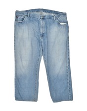 POLO RALPH LAUREN Mens Straight Jeans W48 L28 Blue Cotton NS09