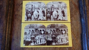 1862 2X ANTIQUE STEREOVIEW PHOTOGRAPHS INTERNATIONAL EXHIBITION - Picture 1 of 3