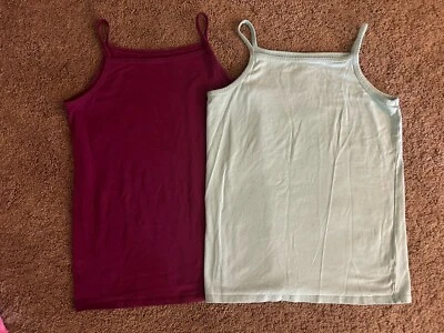 Top camisero suave con capas sin mangas para niñas 10 niñas  Foto 1 de 4