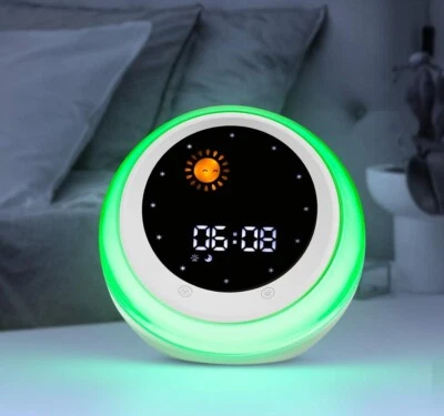 I·CODE Time to Wake Alarm Clock for Kids, Children's Sleep Trainer,Wake Up Light - Image 1 of 2