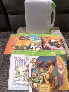 LOT 7 LeapFrog TAG HARDCOVER BOOKS MADAGASCAR 2 TANGLED TOY STORY 3 + IN CASE - Bild 1 von 6