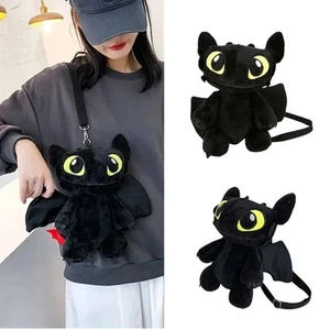 Toothless Dragon Plush Bag Backpack How to Train your Dragon Cute Novelty Gift * - Picture 1 of 6