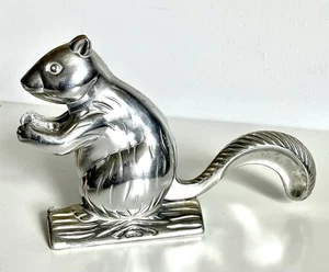 Squirrel Nutcracker Davy Crackett Nut Cracker Mechanical Cast Aluminum - Picture 1 of 8