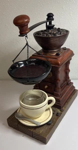 Tealight Candle Holder Scent Oil Warmer Oil Warmer Coffee Grinder Theme - Picture 1 of 9