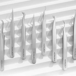 Pinzas ENIGMA para extensión de pestañas, rectificadas a máquina - Imagen 1 de 5